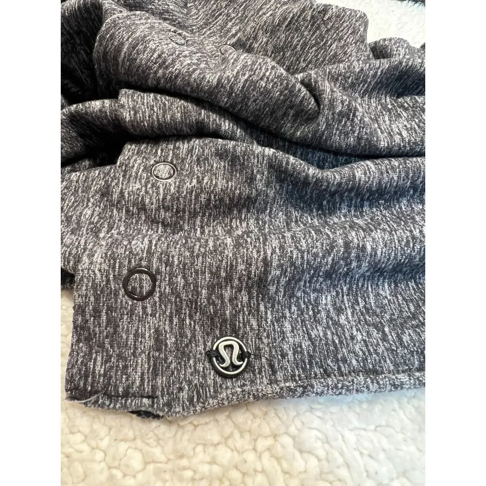 Lululemon Womens Scarf Vinyasa Wrap Multi-Way Stripes Heather Grey, one size